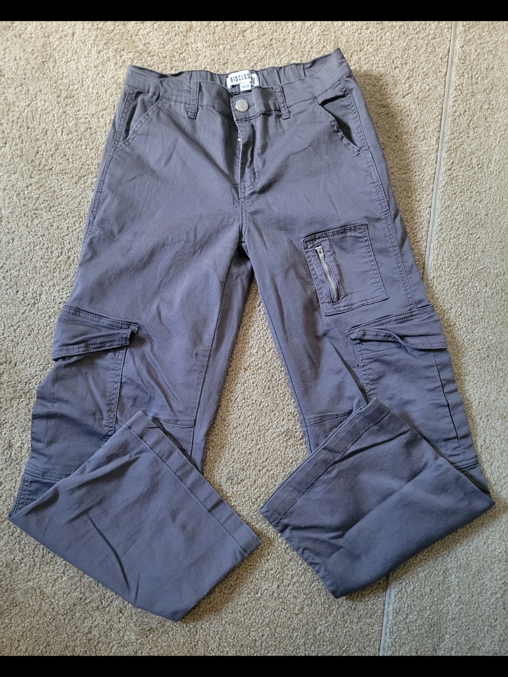 Gray Cargo Pants